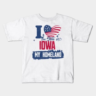 Iowa my homeland Kids T-Shirt